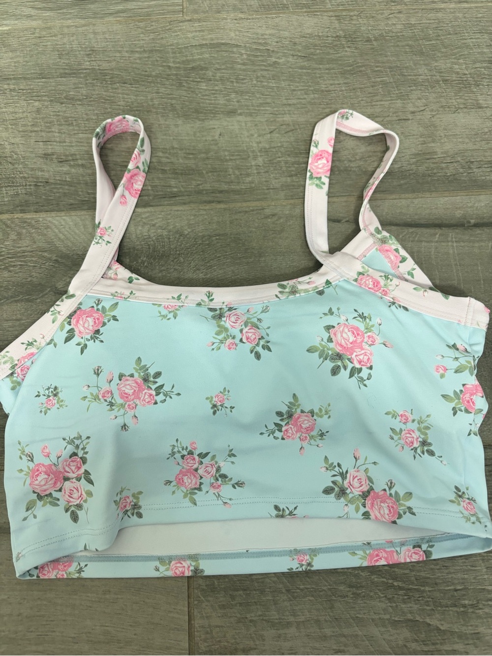 Altr’d State Floral Blue & Pink Two-Piece Crop Top and Skirt Set NWT - Picture 12 of 13